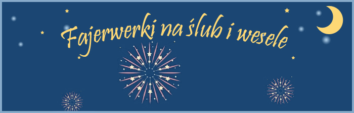 fajerwerki wesele