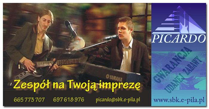 Zesp� na wesele Pi�a Wielkopolska